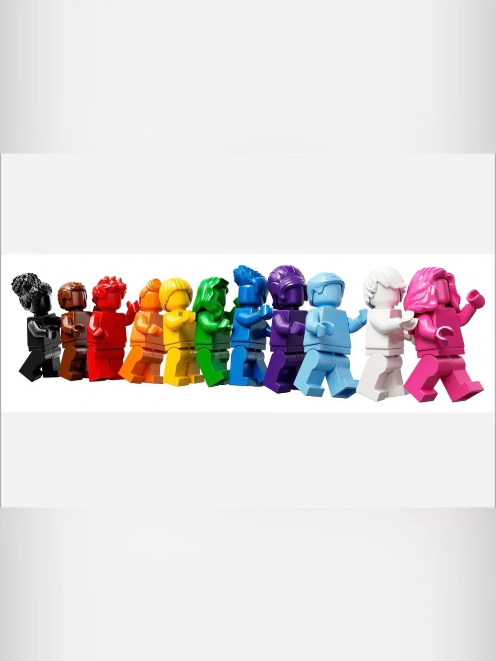 NWT LEGO Everyone Is Awesome 40516 Rainbow Display Set 346 Pieces
